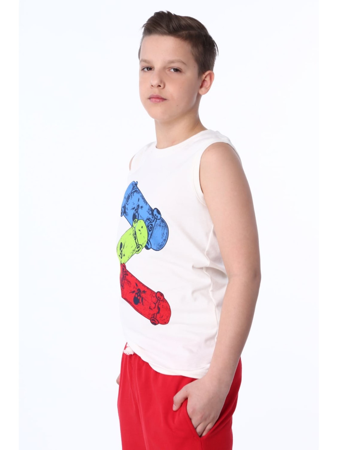 Set aus T-Shirt und Shorts für Jungen NDZ8393 – Online-Shop – Boutique